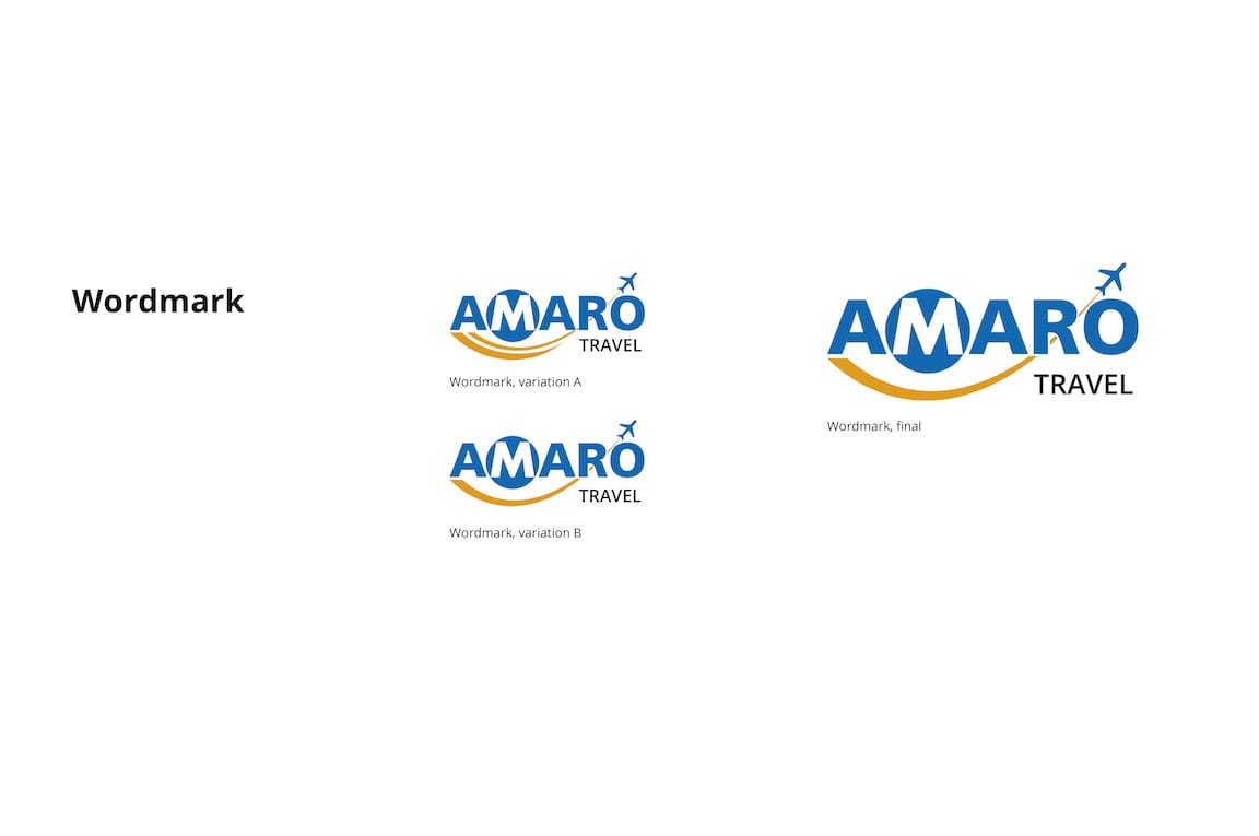 AMARO Travel Brand finale Wortmarke